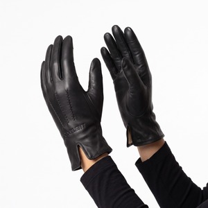 Silk-Lined Lambskin Dress <b>Gloves</b> Lambskin <b>Leather</b> Lined Custom Logo OEM Wholesale - Product Image 3