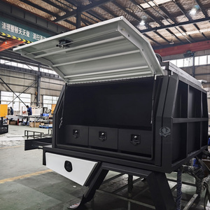 Promotion : Capote et plateau de benne en aluminium sur mesure pour <span class=keywords><strong>Toyota</strong></span> <span class=keywords><strong>Hilux</strong></span> Ranger avec barres de toit et tiroir intégré - Product Image 6