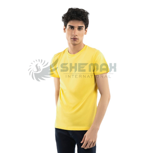 Camiseta informal de manga corta para hombre, Camiseta de cuello redondo, tela de algodón transpirable suave, perfecta para el uso diario, capas o comodidad de descanso - Product Image 1