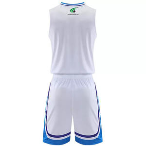 Uniforme de basket-ball personnalisé pour hommes vêtements de sport d'équipe de dernière conception maillot et short en tissu respirant à séchage rapide en polyester - Product Image 6