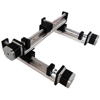 Module de glissière à bande en acier à roulement CNC YOSO 50-2000 mm, table de travail XYZ 3 axes, robot à portique multi-axes pour pulvérisation réciproque