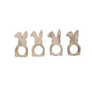 Juego de Anillos para Servilletas de Madera Hechos a Mano para Mesas de Comedor Elegantes, Bodas, Ocasiones Festivas, Hoteles, Restaurantes y Hogares - Product Image 1