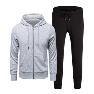 ชุดวอร์มกีฬาแบบมีฮู้ด รุ่นใหม่ ลายพิมพ์เรียบ ดีไซน์ทันสมัย แจ็คเก็ตและกางเกงออกแบบมาเพื่อประสิทธิภาพและสไตล์ - Product Image 5