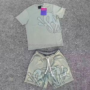 Nouveautés Logo Personnalisé Applique Broderie Patch High Street Imprimé T-shirt Mode À Manches Courtes Vêtements De Sport En Coton - Product Image 3