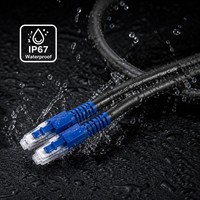 Cordon de brassage fibre optique LC-LC blindé extérieur haute performance, étanche, G652D Duplex, gaine PE 5,0 mm, IP67 pour FTTA et station de base 5G