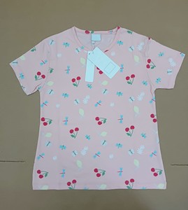 Camiseta de gran tamaño informal para niñas, manga corta, 100% de algodón, transpirable, de secado rápido, última moda, diseño personalizado - Product Image 3