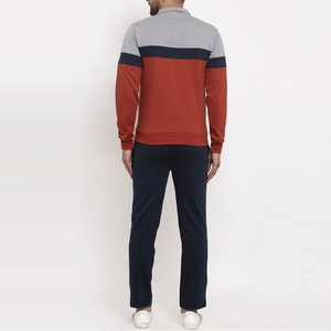 Ensemble de survêtement d'entraînement pour homme, coupe classique, imprimé, à capuche, confortable, fermeture éclair, 2 pièces, tendance et très vendu - Product Image 2