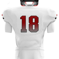 Uniforme de Fútbol Americano Personalizado de la Mejor Calidad 2025, Conjunto para Adultos de Bajo Costo, Logotipo Frontal Corto, Tallas Grandes, Servicio OEM 100%