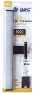 Lampada da bagno a LED nera 8W 4000K IP44 640lm GSC (203800088) - Product Image 2