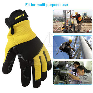 Gants de mécanicien de sécurité, couleur contrastée, légers, logo personnalisé imprimé - Product Image 4