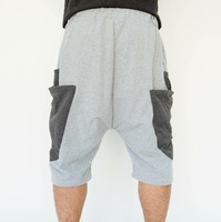 Short de jogging ample et respirant pour homme, style hip-hop, entrejambe bas, 100 % coton, écologique, séchage rapide, collection été 2023