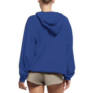 Streetwear lourd personnalisé Sweats à capuche à épaules tombantes Survêtements en molleton respirant Sweatshirts à capuche surdimensionnés Hip Hop pour femmes - Product Image 3