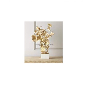 Fancy Tree Shape Designer Handmade Tabletop Sculpture and Other Object <b>Gold</b> Color Eco-Friendly Stylish <b>Statue</b> in Low Price - Product Image 4