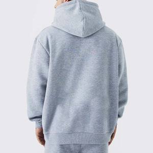 Vêtements de sport d'hiver décontractés pour hommes personnalisés vêtements de sport survêtements respirant séchage rapide 100% coton fermeture éclair jusqu'à 2025 ensembles sweats à capuche joggers - Product Image 2