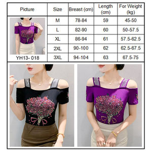 T-shirts décontractés pour femmes 100% coton respirant Y2K Street Clubwear Sexy Party Tees - Product Image 6
