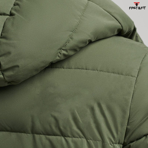 Wholesale Price Winter Streetwear Stand Collar Canvas Front Breathable <b>Waterproof</b> Cotton <b>Padding</b> Puffer <b>Jackets</b> - Product Image 4