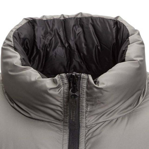 Vestes matelassées légères et chaudes pour hommes, logo personnalisé, toile, col montant, capuche, imperméables, respirantes, style streetwear - Product Image 4