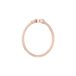 Avarta Jewellery 14k Rose Gold <b>Stack</b> Lab Grown Diamond <b>Ring</b> Band - Product Image 1