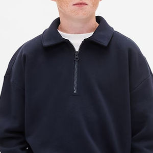 Turn Down Collar With Zip Up Closure With Full Sleeves High Quality Design For Bulk Buyers With Customizable Logo Designing 2026 - Product Image 2