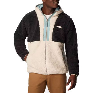 Lightweight <b>Men's</b> <b>Sherpa</b> <b>Hoodie</b> with Zipper Design Best Price Trendy Winter Outfit Solid Pattern Made in Pakistan - Product Image 1