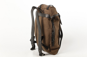 New Bohemian Style Unisex Casual Water-Resistant <b>Canvas</b> <b>Backpack</b> Brown Color RFID Trendy Polyester Laptop Compartment Wholesale - Product Image 4