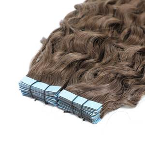 คลิปต่อผมอินเดียนเรมี่แบบเจอร์รี่เคอร์ลี่ 8 นิ้ว สีน้ำตาลประกายเทา # 8a - Product Image 3