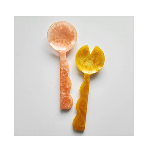 Resin <b>Salad</b> <b>Server</b> spoon Large <b>Salad</b> Spoon <b>and</b> Fork Dinnerware Set Tableware <b>Salad</b> <b>Bowl</b> Home Hotel Use - Product Image 3