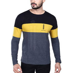 Camiseta de manga larga de talla grande personalizada de alta calidad para hombre, ropa deportiva de manga larga de algodón 100% para hombre, camisetas ajustadas - Product Image 1