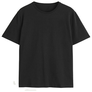 Camiseta de Manga Corta Casual para Hombre, Talla Grande, con Logotipo Bordado Personalizable de Alta Calidad, 100% Algodón Orgánico de 220g - Product Image 1