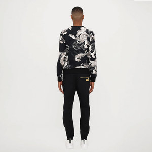 Nouveau sweat-shirt en molleton uni décontracté pour l'hiver, grande taille, pour homme, en coton mélangé, couleur personnalisable, design de haute qualité - Product Image 3