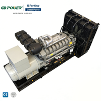 Générateur diesel 5 MW, démarrage automatique, démarrage à distance, ATS, châssis ouvert, 50 Hz, GB POWER