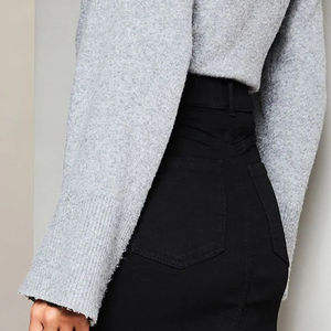 กระโปรงยีนส์ทรงยาวเอวสูงผ่าหน้า สไตล์ลำลอง ราคาโรงงาน รับผลิตแบบ OEM รุ่นใหม่ล่าสุดสำหรับฤดูหนาว เนื้อผ้านุ่มสบาย - Product Image 6