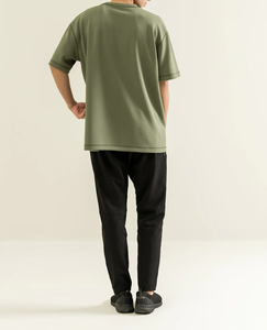 Camisetas informales de manga corta para hombre, 180 gramos, serigrafía de alta calidad, patrón sólido, fácil de lavar para el verano, 100% algodón - Product Image 4