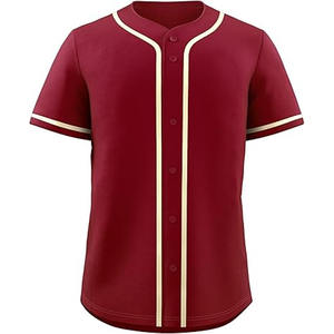 Uniforme de baseball personnalisé tendance uniforme de baseball à séchage facile uniforme de baseball de sublimation d'usine pour les hommes par robe de sport - Product Image 1