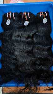 Proveedor de cabello crudo de templo indio directamente de la India, venta al por mayor, extensión de cabello humano Remy indio, cabello virgen indio crudo sin procesar - Product Image 5