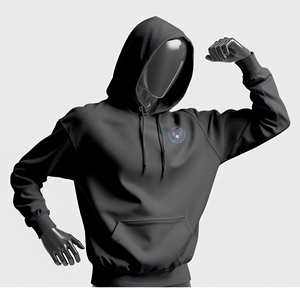 Sweat-shirt pour homme de qualité supérieure en tissu polaire, style streetwear hiphop uni, printemps, automne, hiver, ample, grande taille - Product Image 2