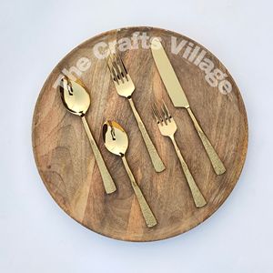 Couverts en métal plaqué or de luxe, couverts en acier inoxydable doré, ensemble de couverts pour hôtel et restaurant - Product Image 6