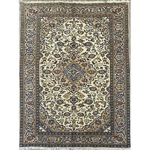 พรมเปอร์เซียคาชานแบบเดียวกันที่ไม่เหมือนใคร ขนาด 9'6 x 6'3 - Product Image 1