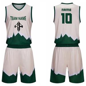 Venta superior de ATLANTIC Conjuntos de baloncesto por sublimación para hombres Poliéster 100% de alta calidad Precios baratos Logotipo personalizado para hombres - Product Image 1