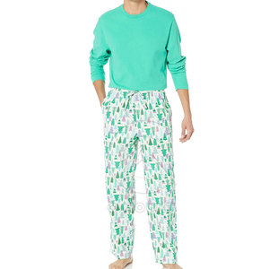 Ropa de dormir ligera de verano, pijamas transpirables de lana para hombres, pijama cálido de invierno para hombres - Product Image 4