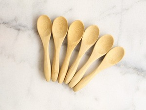 Wholesale Eco-Friendly 6pcs Smooth Teak Acacia Wooden <b>Kitchen</b> Cooking <b>Utensils</b> Grip Non-Stick Spoons <b>Set</b> with Mirror Polish - Product Image 5