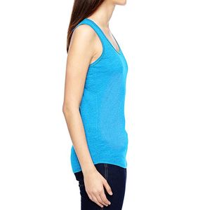 Camiseta sin mangas bordada con estampado de logotipo personalizado de la más alta calidad al por mayor, ropa de mujer de color negro, Camiseta de algodón transpirable de talla grande - Product Image 5