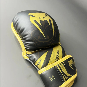 Guantes de boxeo MMA profesionales, saco de arena de medio dedo, guantes de entrenamiento de Karate Muay Thai para hombres y mujeres, Equipo de Boxeo grueso - Product Image 6