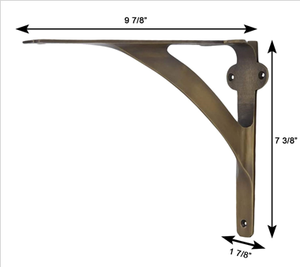 Классический чугунный кронштейн для полки - Product Image 2