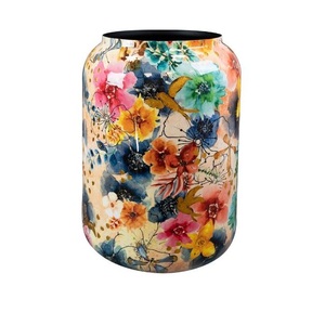 Maceta antigua de esmalte de hierro de alta calidad, jarrón decorativo hecho a mano, diseño costero para mesa de boda en casa - Product Image 5