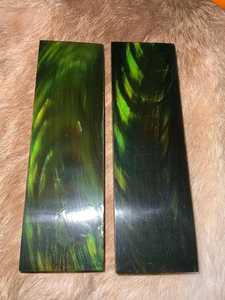 Juego de escalas de mango de cuchillo de cuerno de búfalo negro para fabricación de cuchillos Material artesanal natural para joyería y - Product Image 2