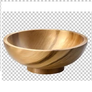 Bol à salade en bois d'acacia avec vernis vintage au design moderne, plats pour soupe Daal et crème glacée faits à la main, taille et forme personnalisées avec guérison - Product Image 3