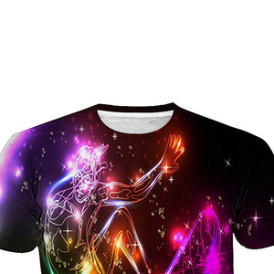 Camiseta de Hombre Sublimada, Estilo Nuevo, Transpirable y Ligera, de Algodón/Fibra de Bambú, Diseño Sólido, en Existencia - Product Image 4