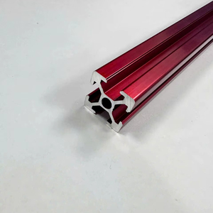 Sistema de Extrusión de Aluminio Industrial con Ranura en T, Perfil Cuadrado Anodizado 6063 T5, Servicio de Corte, Robot de Automatización King Trade - Product Image 1