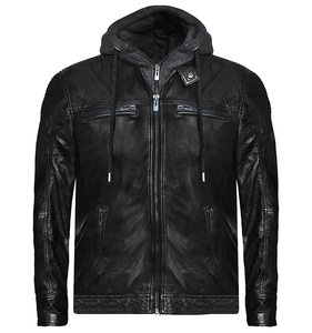 Chaqueta de Invierno de Piel de Cordero para Hombre, Estilo Urbano, Resistente al Viento, Impermeable, Transpirable y Ecológica - Product Image 1
